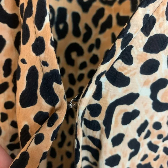 Faithfull The Brand Lavender Top Le Cinq Animal Print Size XS - Picture 10 of 12